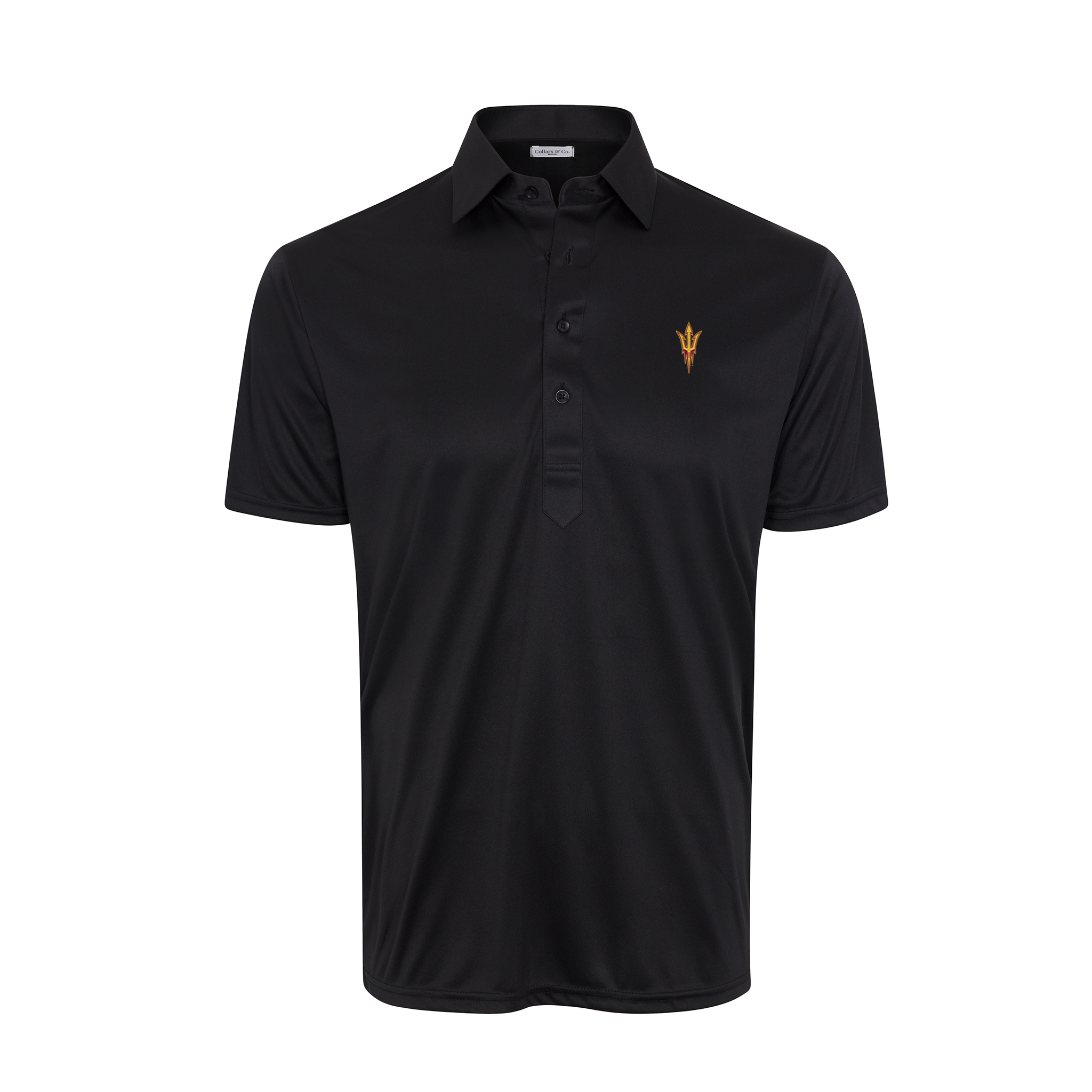 Arizona State Semi-Spread Collar Polo Black – Collars & Co.