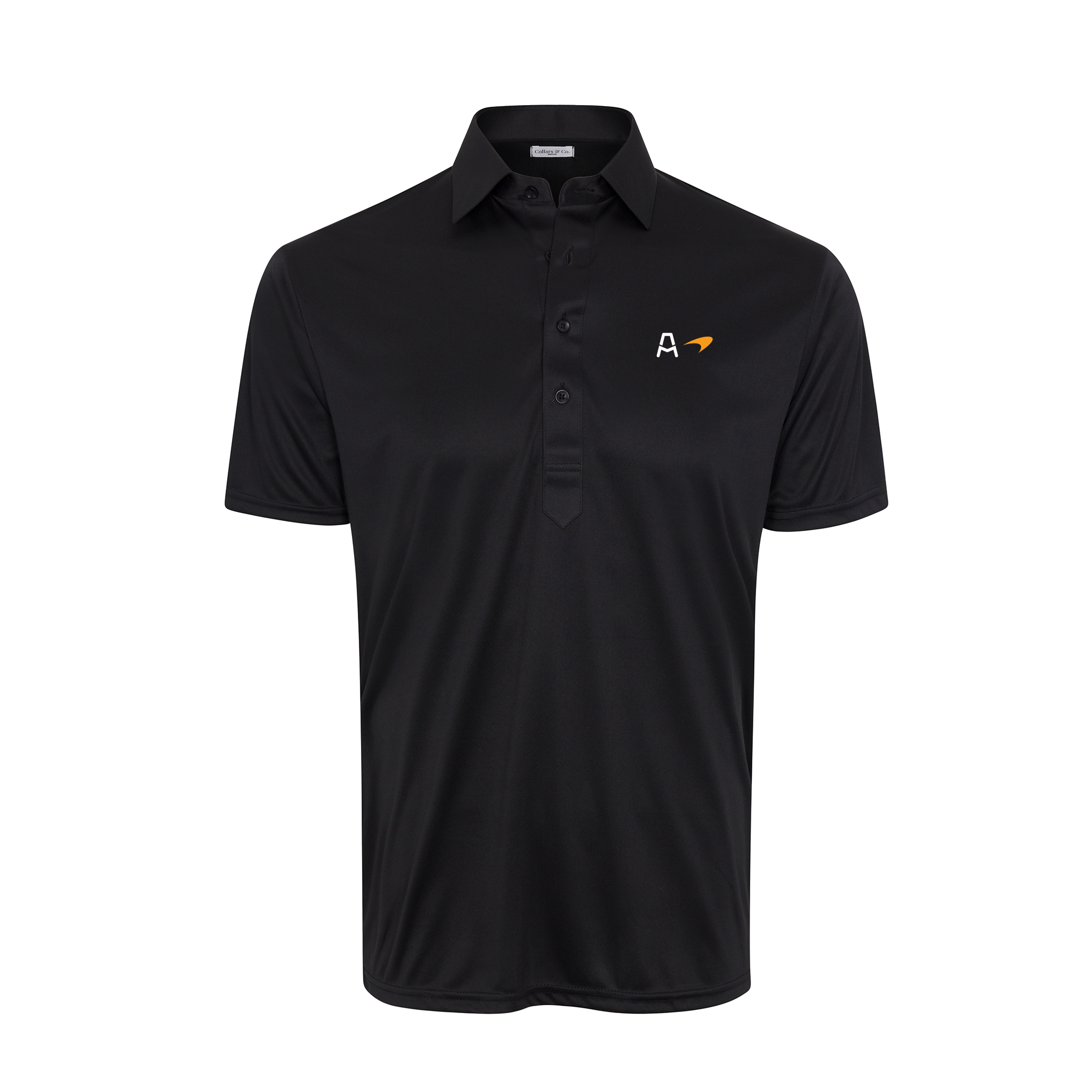 Arrow McLaren Semi-Spread Collar Polo Black – Collars & Co.