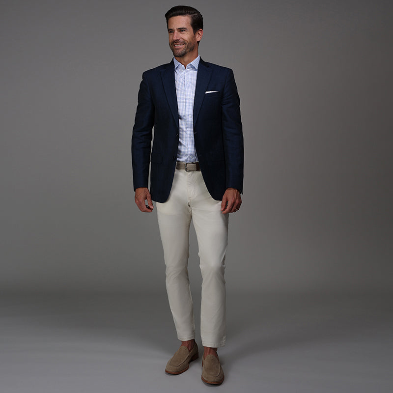 CEO Chino Five & – Stretch Cotton Pocket Pants Collars Stone