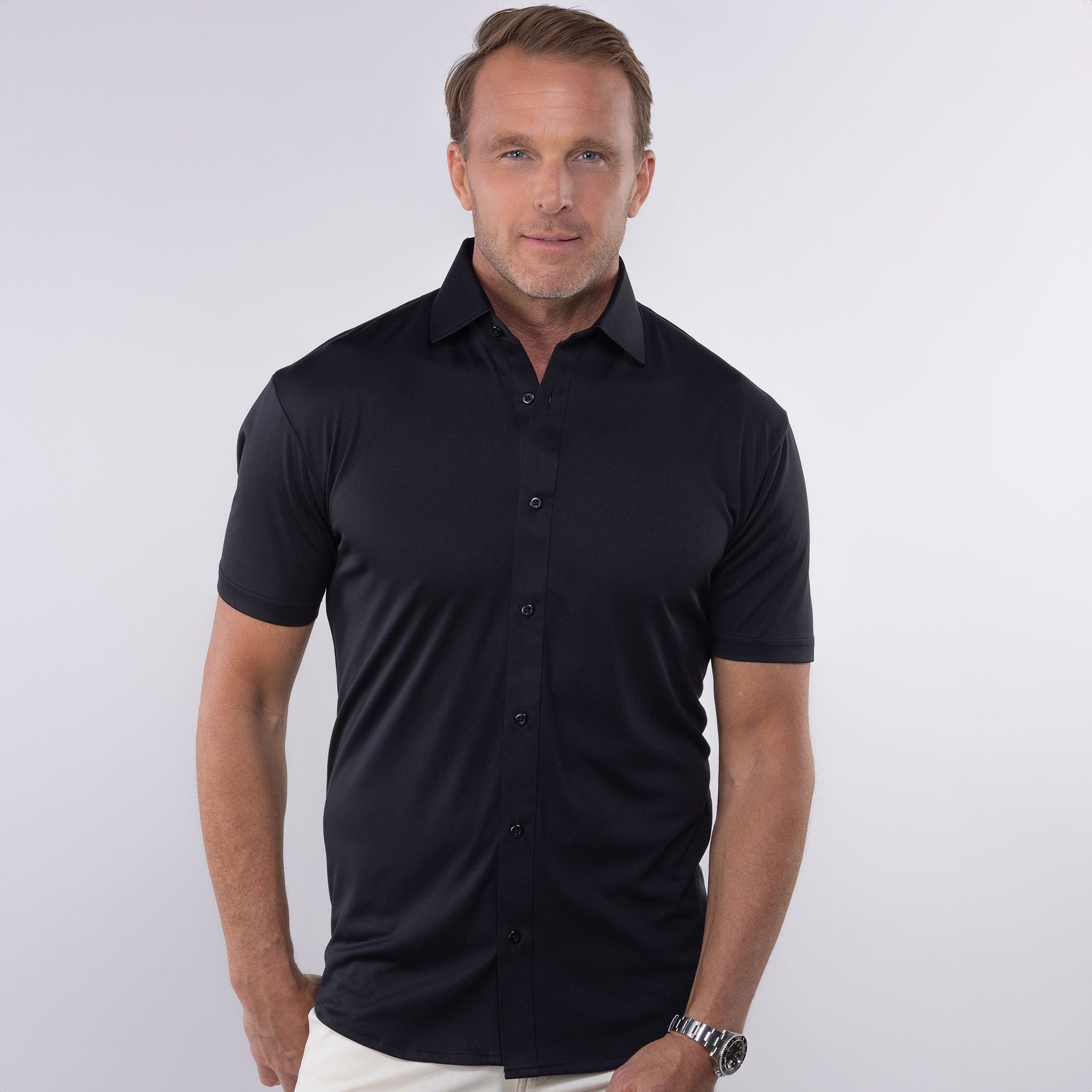 Collars & Co. Quattro Flex L/S Full Button Shirt – Planters Exchange