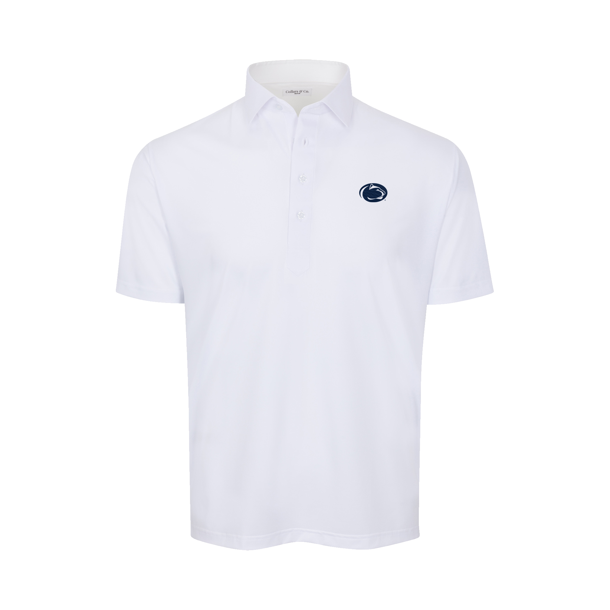 Penn State Semi-Spread Collar Polo White – Collars