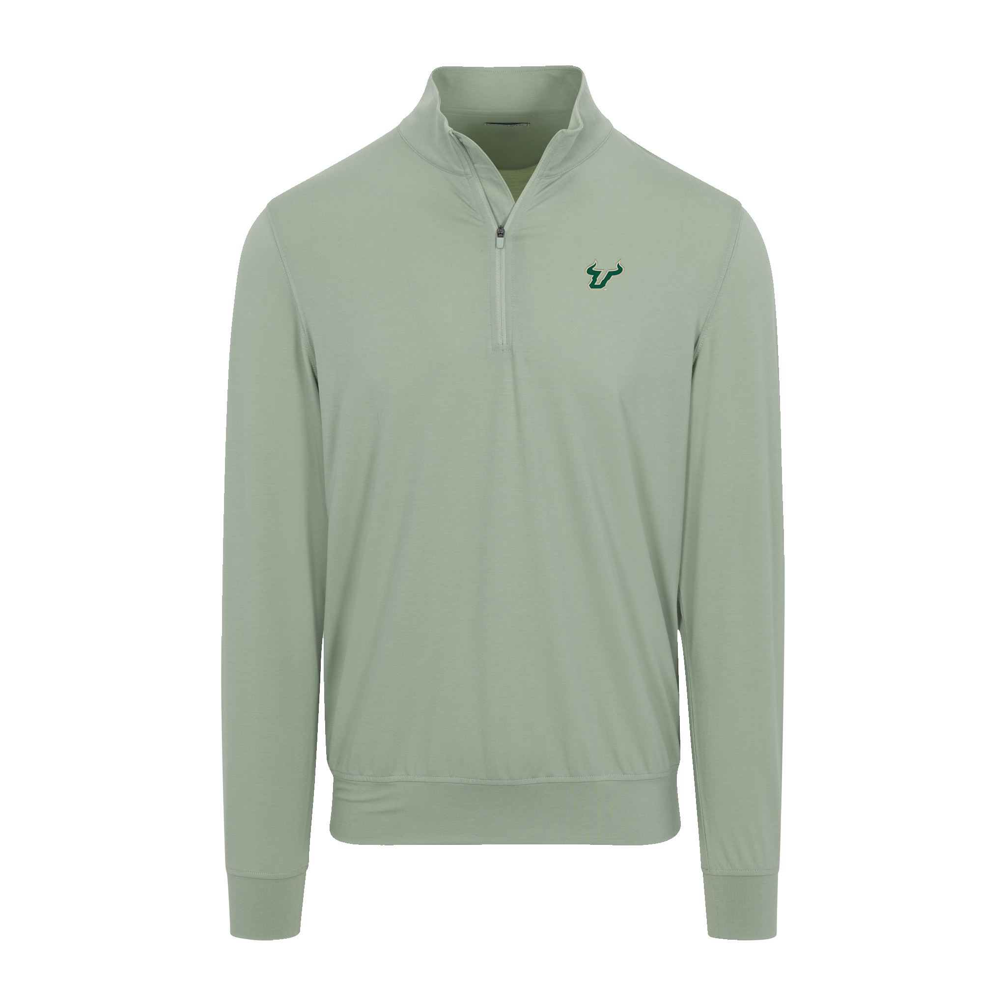 South Florida Velocity Performance Quarter Zip Light Green