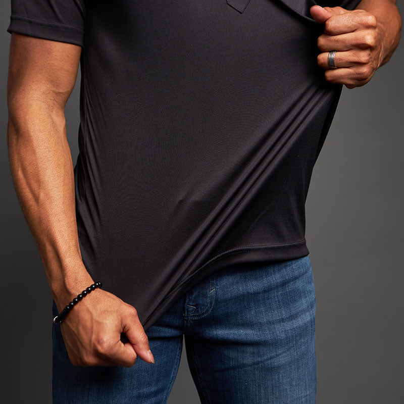 The Original Dress Collar Polo Black M / Black The Original Dress Collar Polo Black M / Black