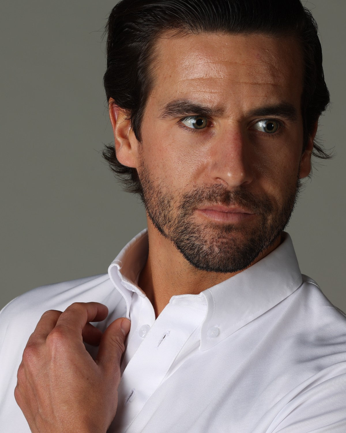 Oxford Button Down Collar Polo White - Collars & Co.