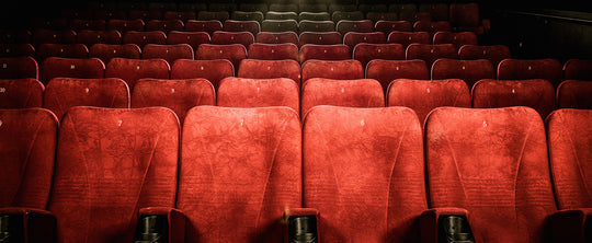 classic red movie theater seats