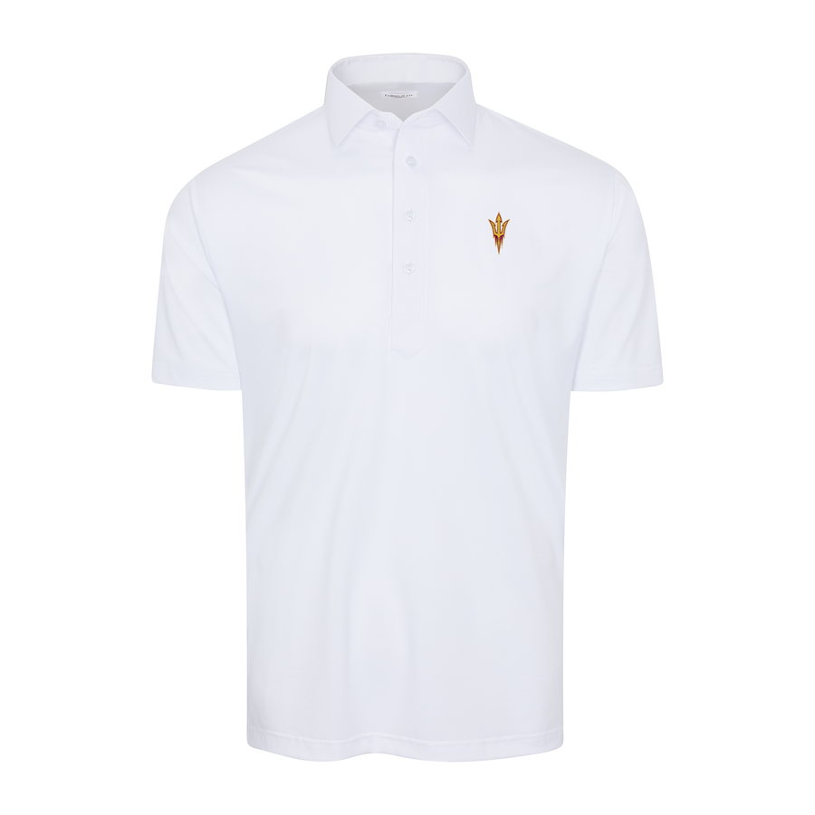 Arizona State Semi-Spread Collar Polo White