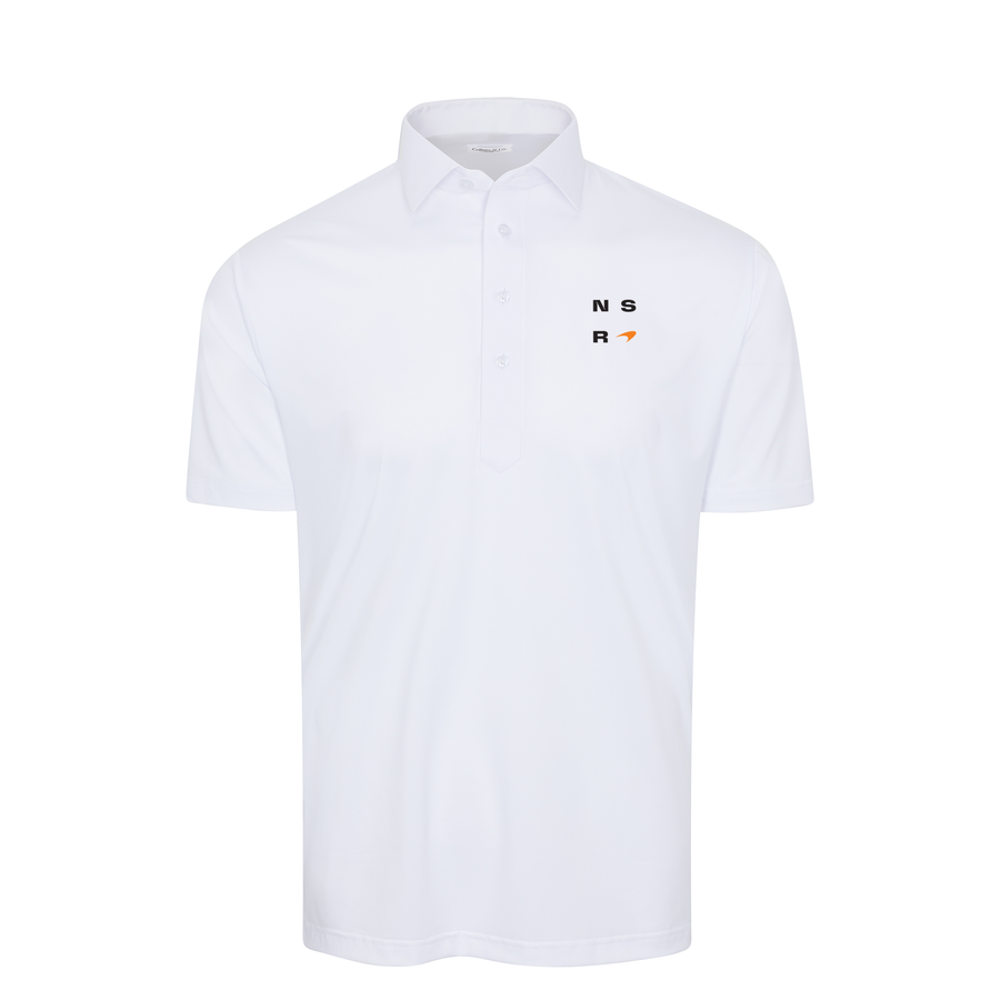 Arrow McLaren Semi-Spread Collar Polo White