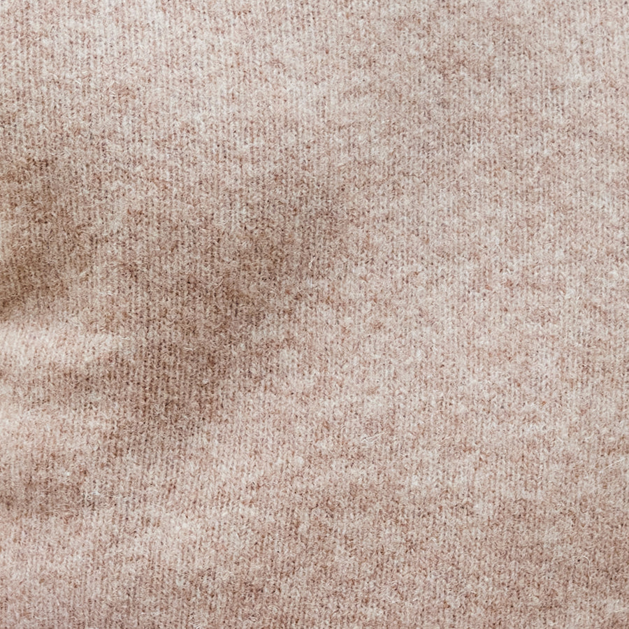 Balmoral Three Button Wool Sweater Camel