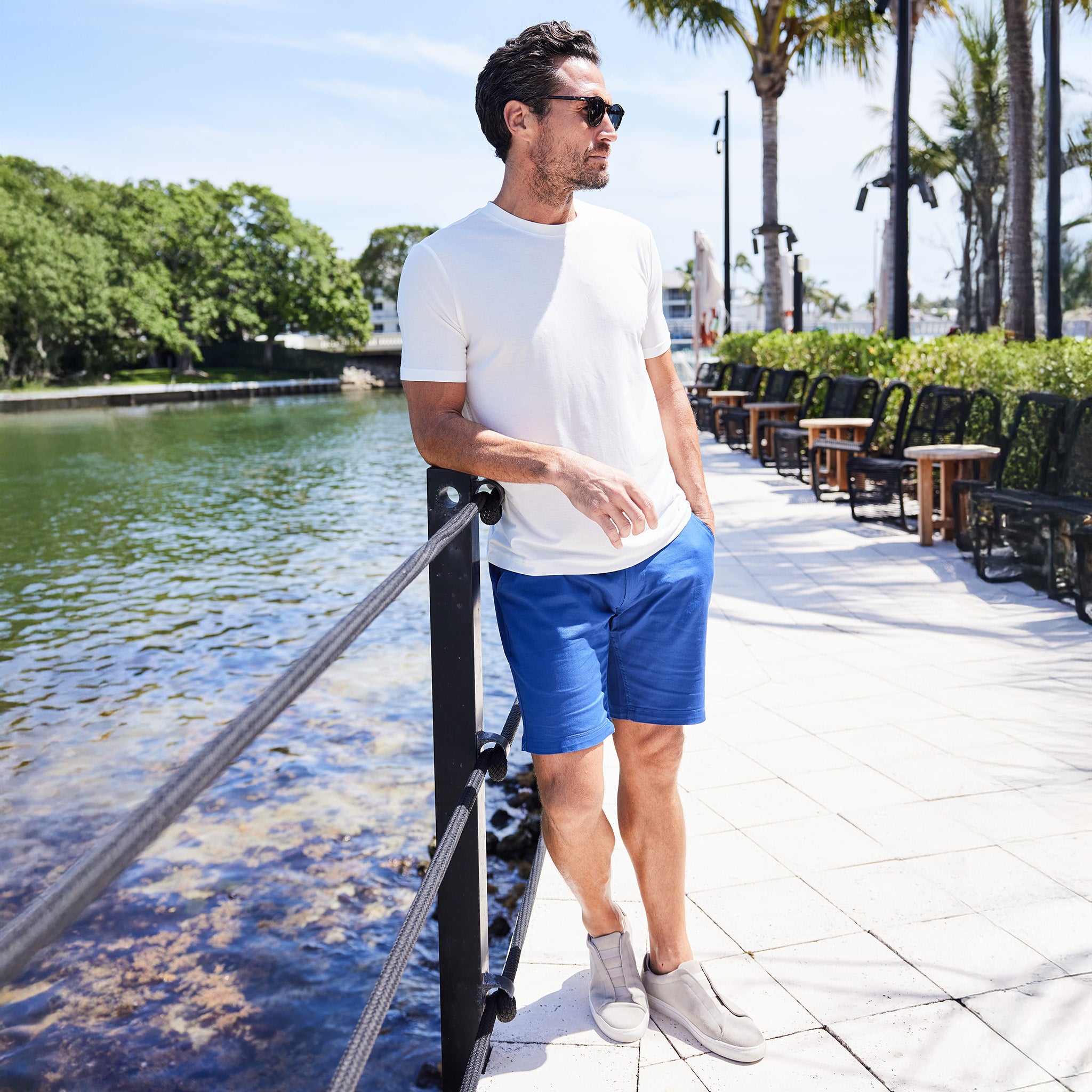 Nantucket Chino Short Blue – Collars & Co.