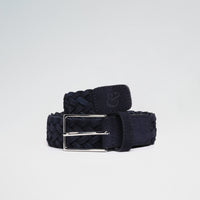 Navy Woven Suede Belt – Collars & Co display picture 1