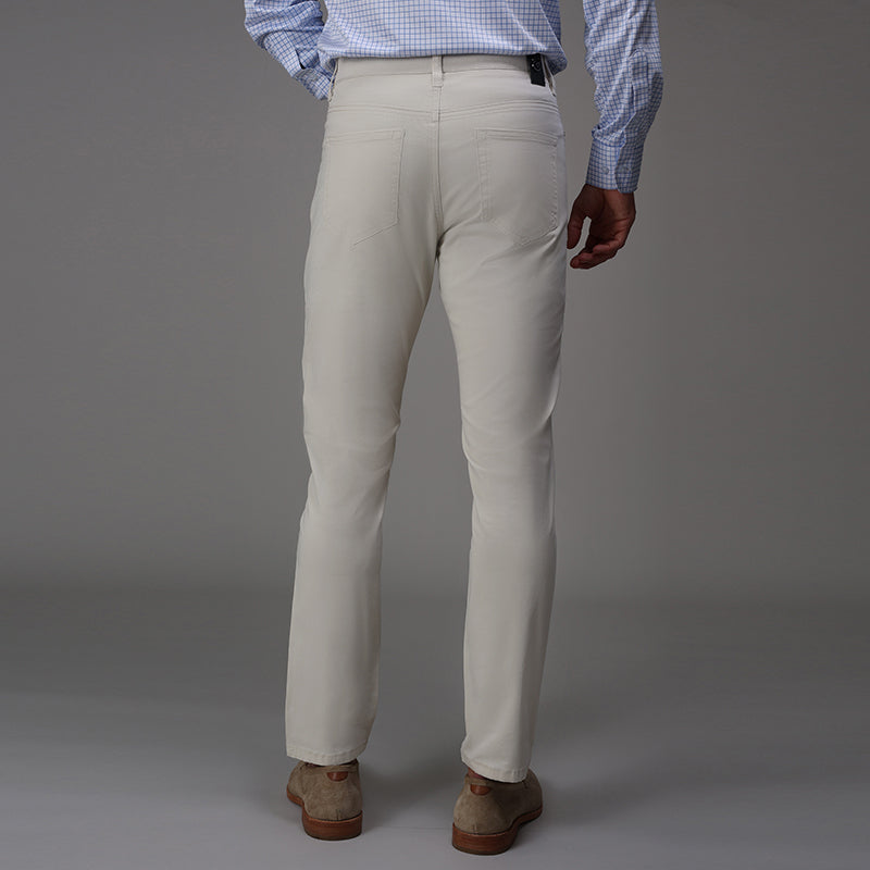 CEO Chino Five Pocket Cotton Stretch Pants Stone Collars & Co. CEO Chino Five Pocket Cotton Stretch Pants Stone Collars & Co.