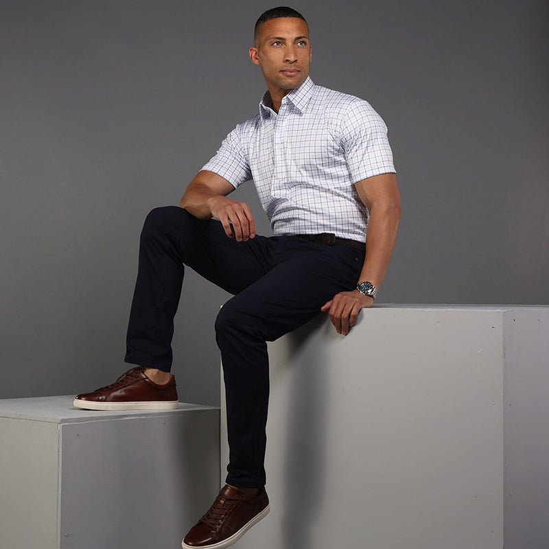 Men's Men's Grey Slim Fit Trousers – Levis India Store