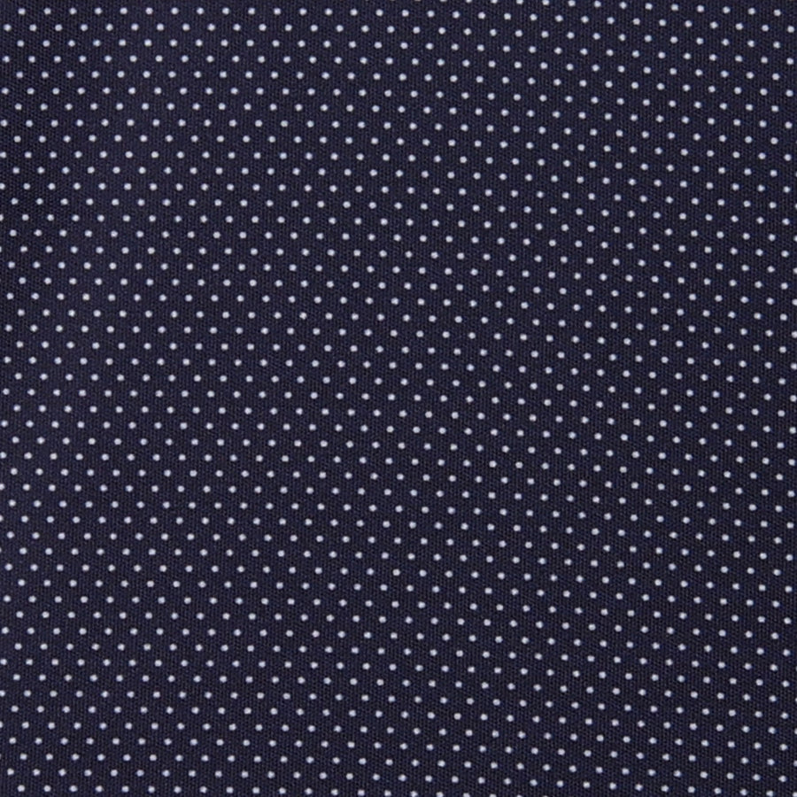 Semi-Spread Collar Polo Midnight Micro Dot