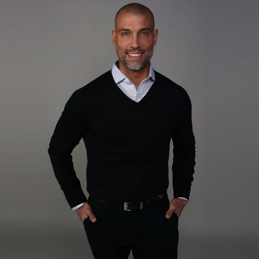 Quattro Flex Dress Shirt with Semi-Spread Collar White Micro Dot 3XL / White Micro Dot Quattro Flex Dress Shirt with Semi-Spread Collar White Micro Dot 3XL / White Micro Dot