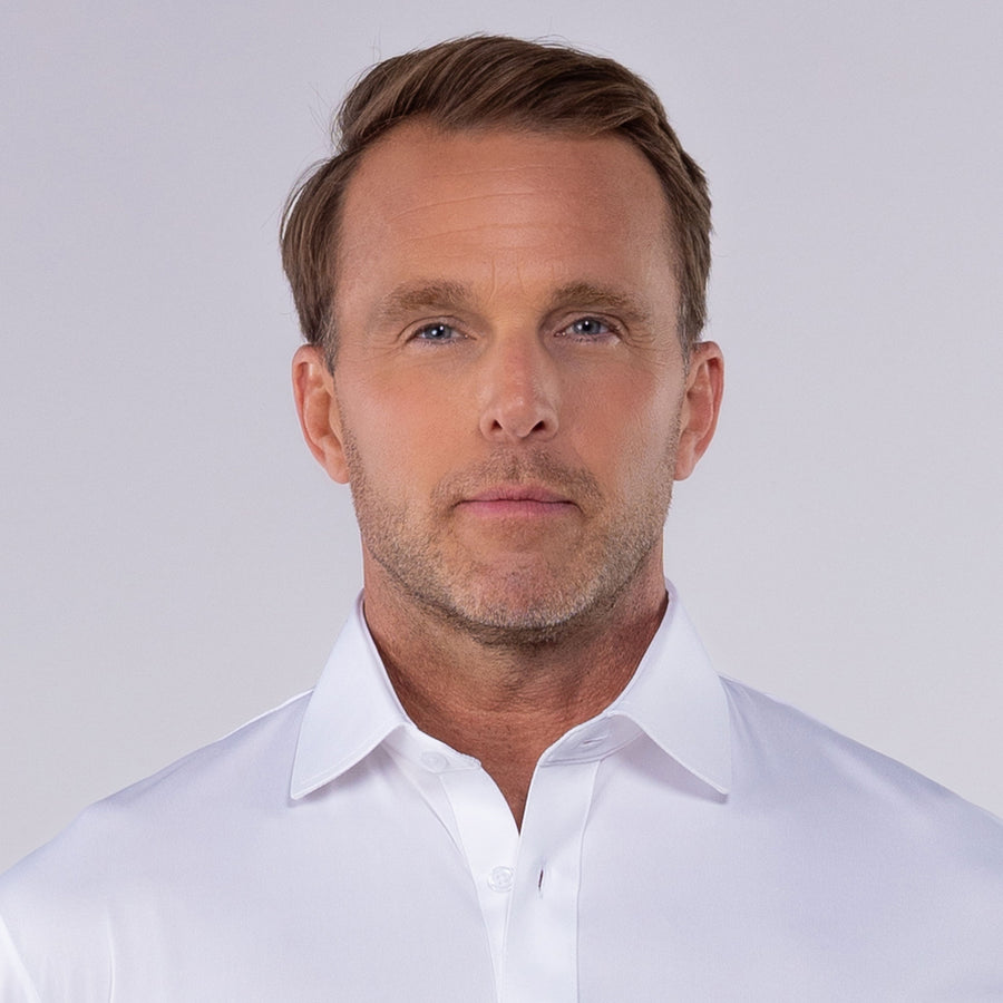Quattro Flex Short Sleeve Button Down White 3XL / White Quattro Flex Short Sleeve Button Down White 3XL / White