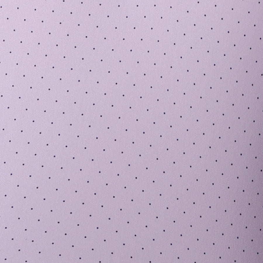 Semi-Spread Collar Polo Pink Navy Polka Dot