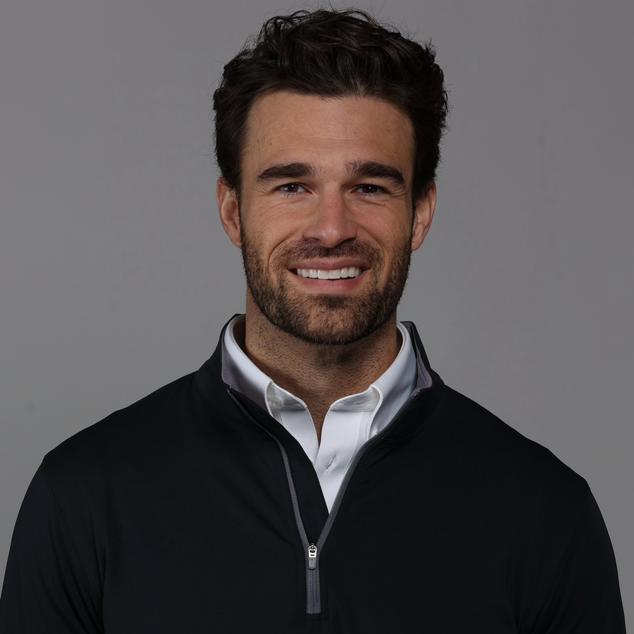 Black top golf pullover