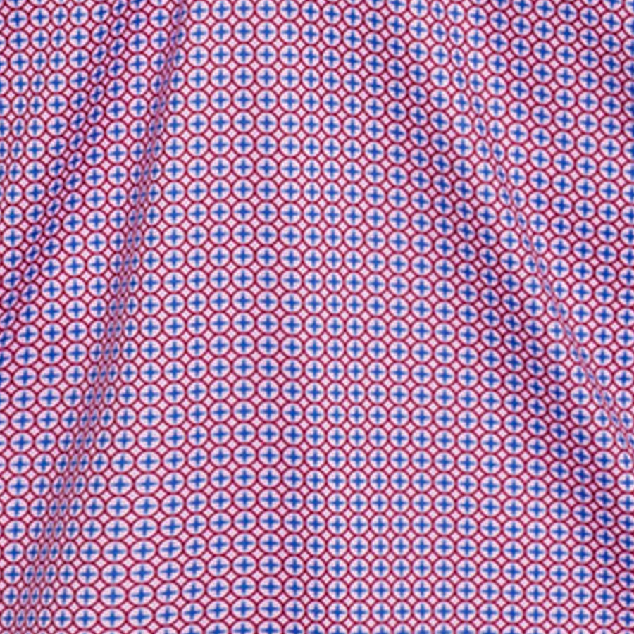 Semi-Spread Collar Polo Compass Crimson