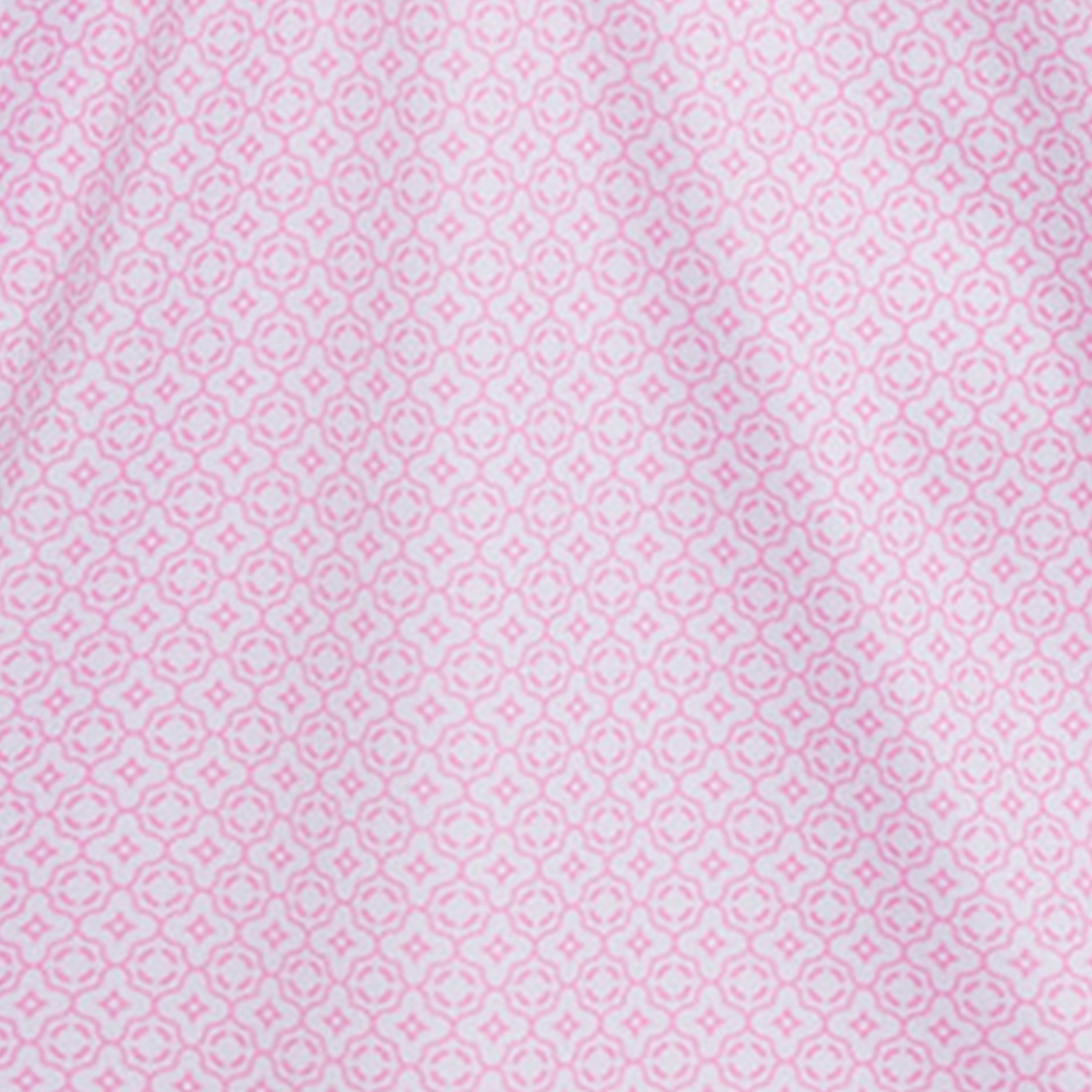 Semi-Spread Collar Polo Crest Point Pink and White – Collars & Co.