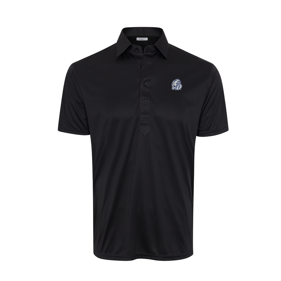Drake Semi-Spread Collar Polo Black