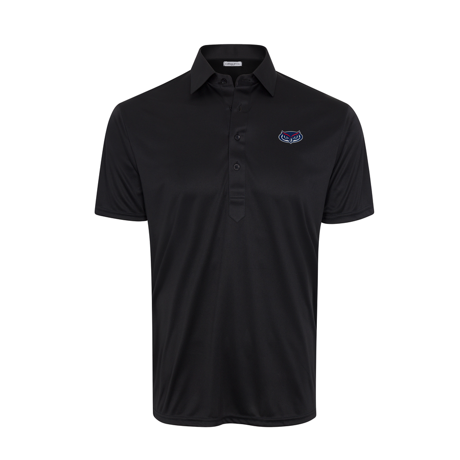 Florida Atlantic Semi-Spread Collar Polo Black