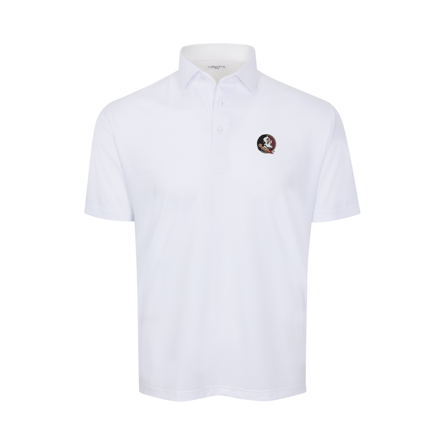 Florida State Featherweight Flex Polo White