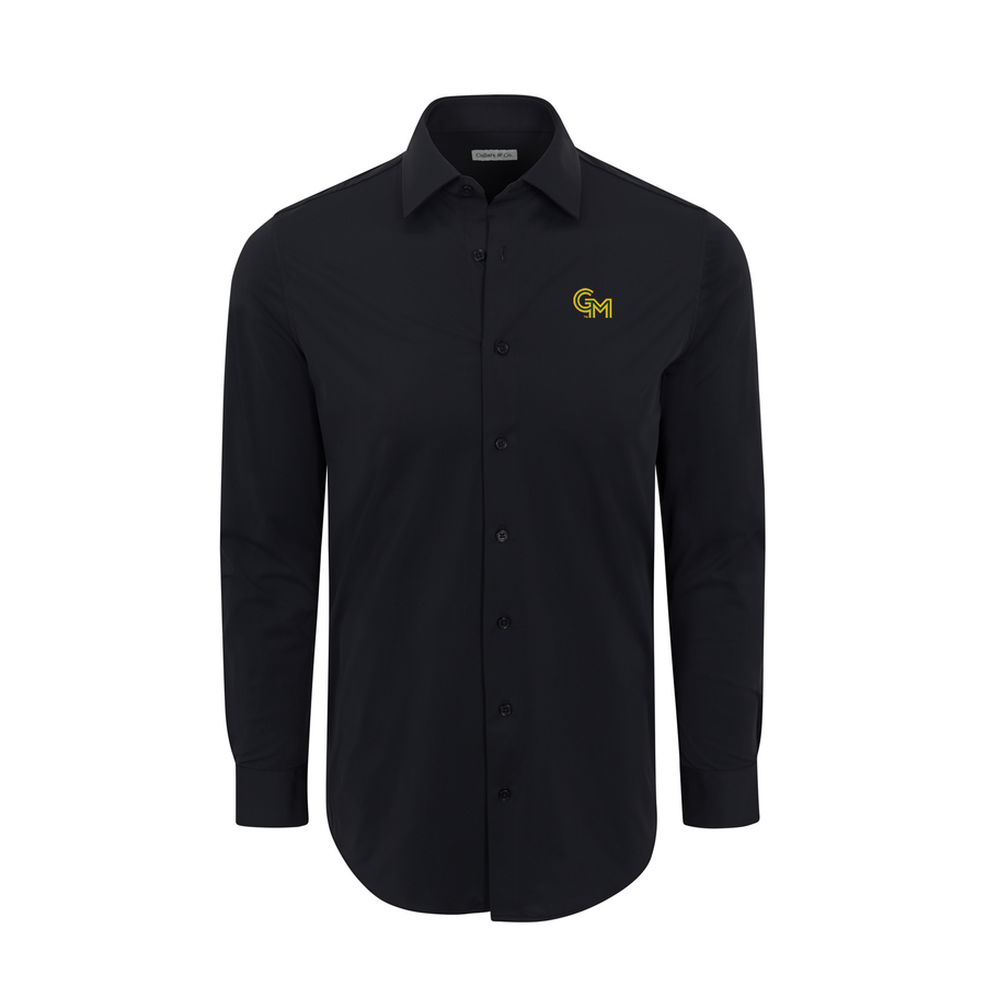 George Mason Apex Performance Dress Shirt Black