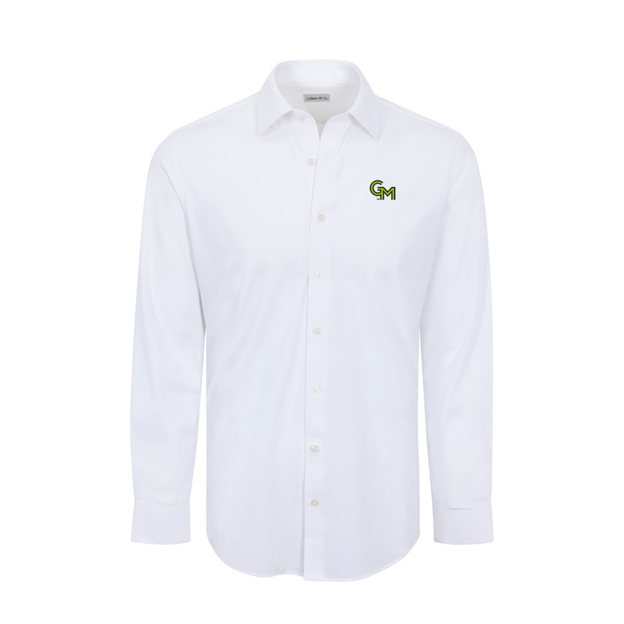 George Mason Apex Performance Dress Shirt White