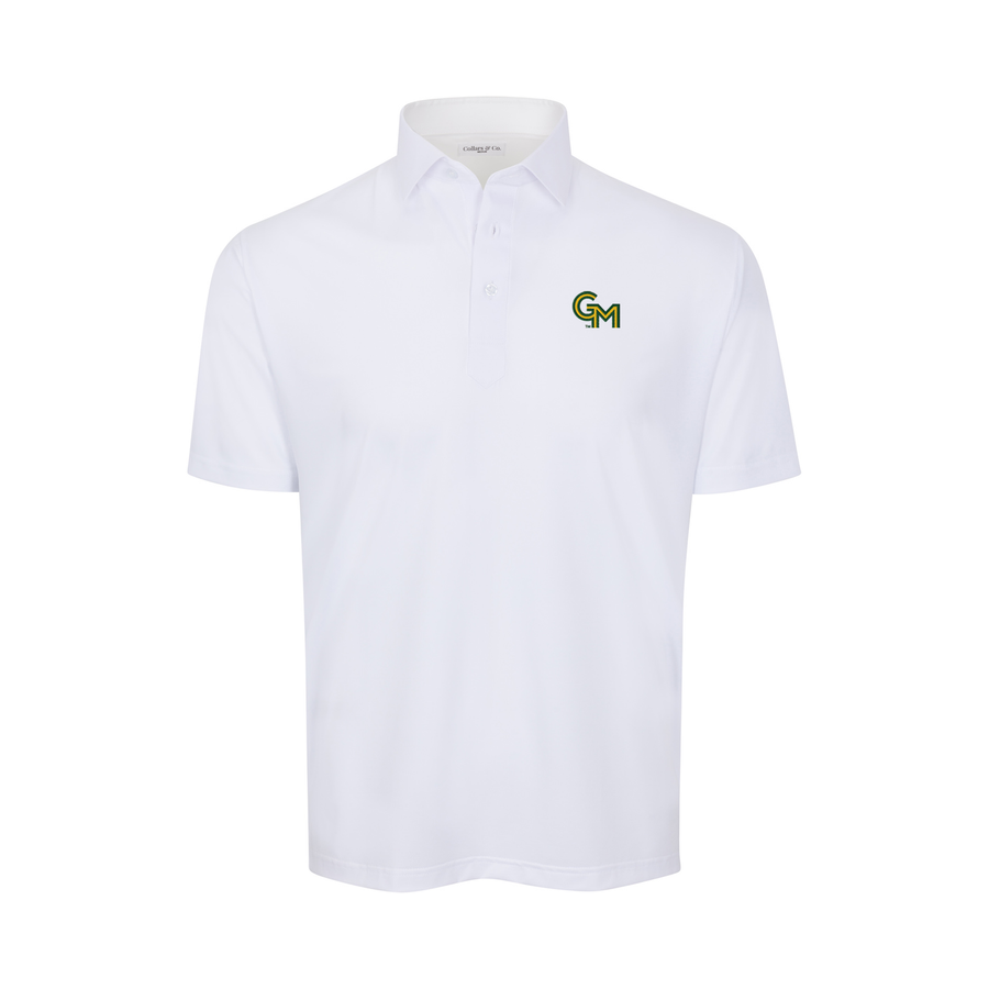 George Mason Featherweight Flex Polo White