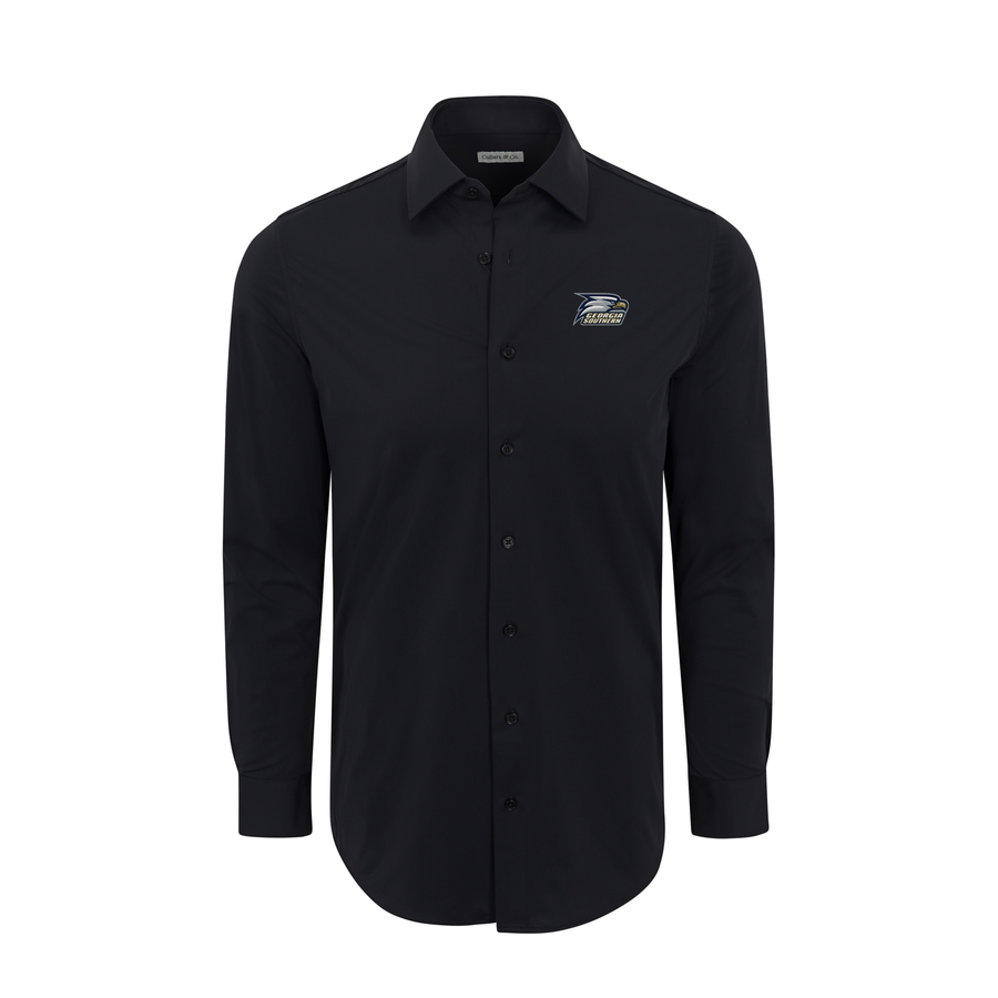 Georgia Southern Apex Performance Dress Shirt Black