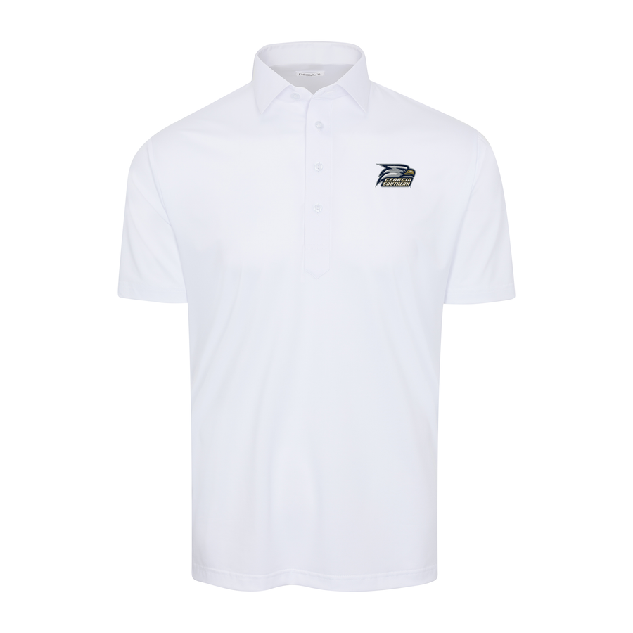 Georgia Southern Semi-Spread Collar Polo White