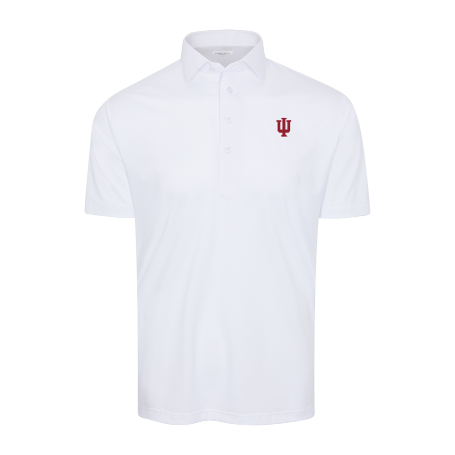 Indiana Semi-Spread Collar Polo White