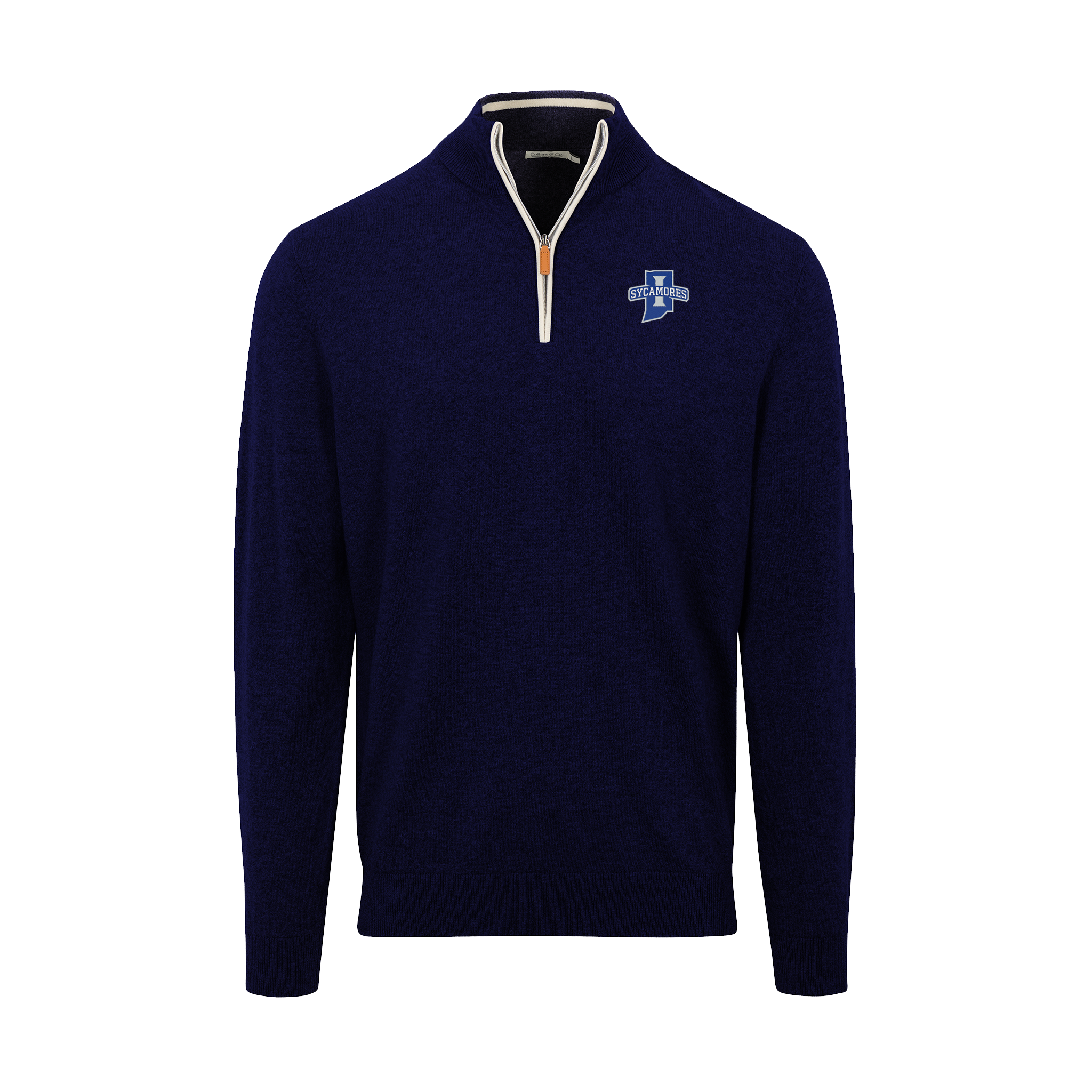 Indiana State Navy with White Trim Luxury Touch Cotton and Cashmere Qu ...