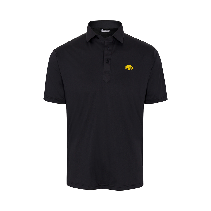 Iowa Featherweight Flex Polo Black