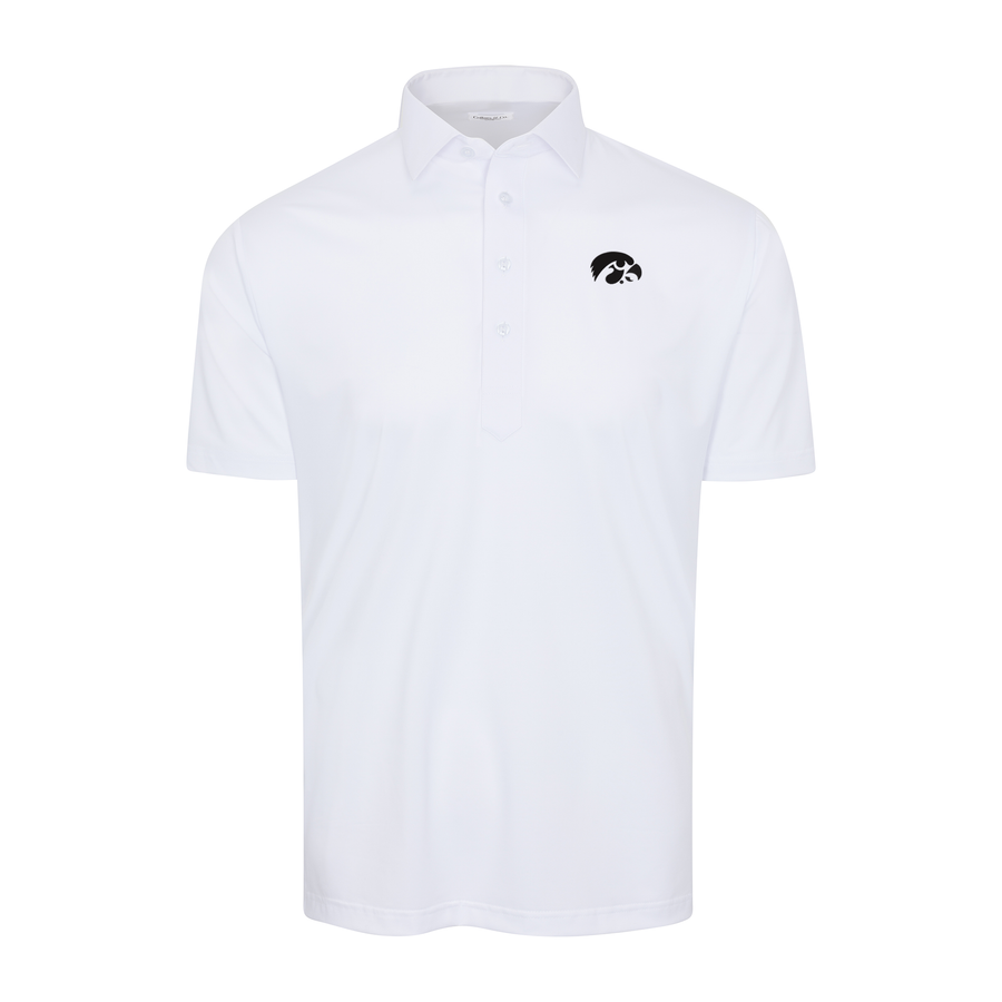 Iowa Semi-Spread Collar Polo White