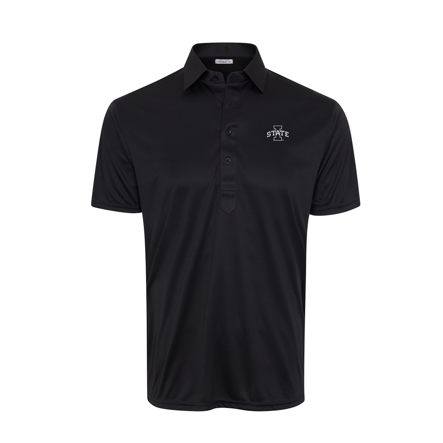Iowa State Semi-Spread Collar Polo Black