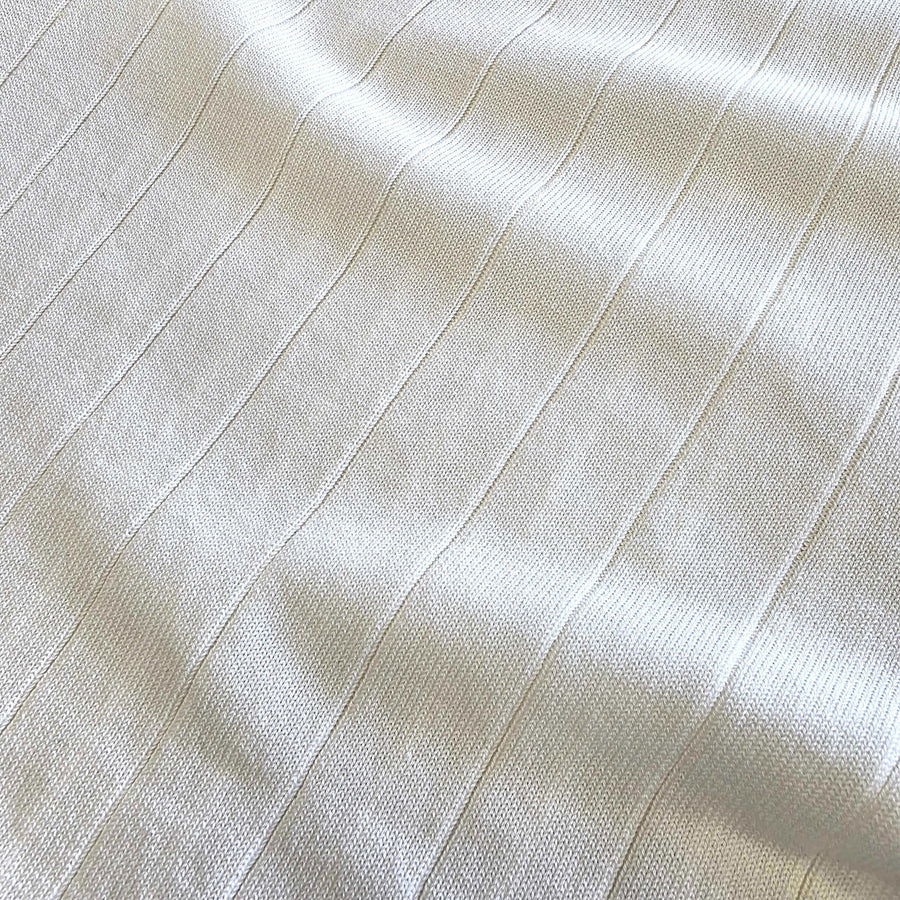 The Maranello Vintage Stripe Polo Ivory - Tailored Fit