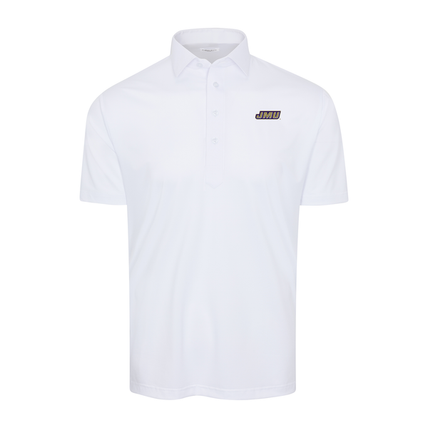 James Madison Semi-Spread Collar Polo White – Collars & Co.
