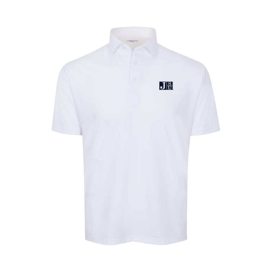 Jackson State Featherweight Flex Polo White