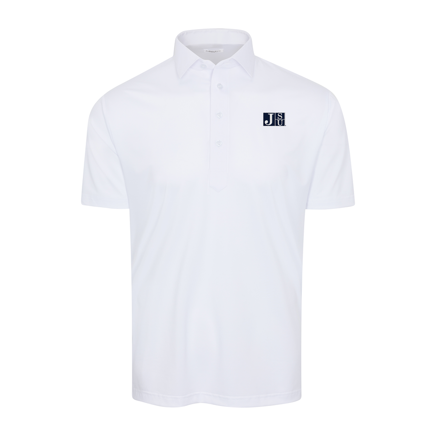 Jackson State Semi-Spread Collar Polo White