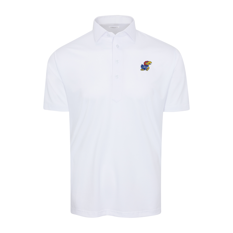 Kansas Semi-Spread Collar Polo White