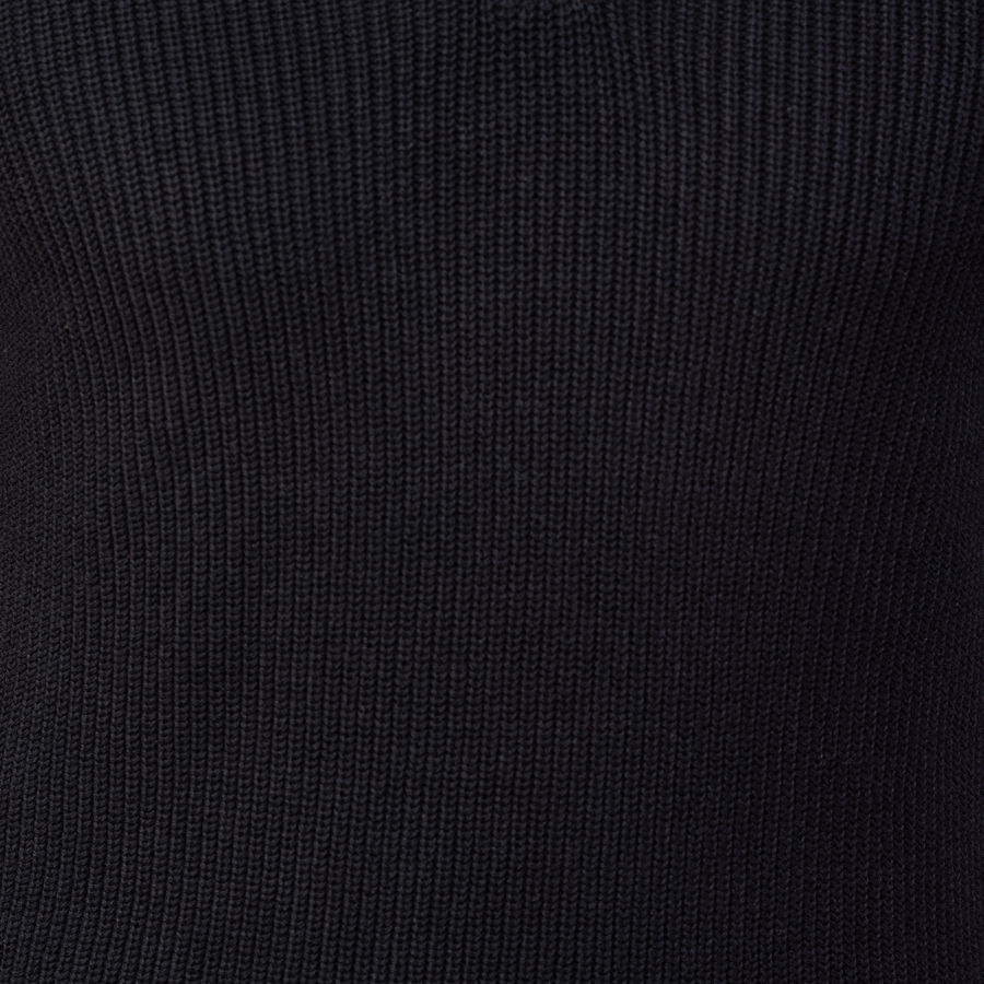 Kennebunkport Black Cotton Sweater