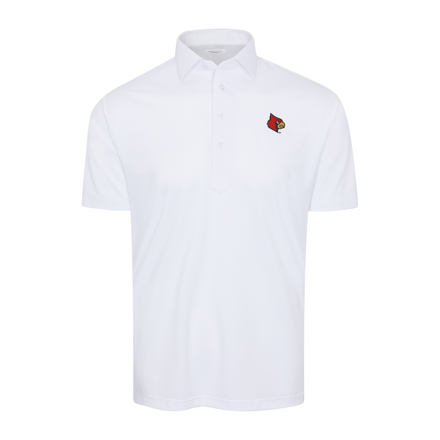 Louisville Semi-Spread Collar Polo White