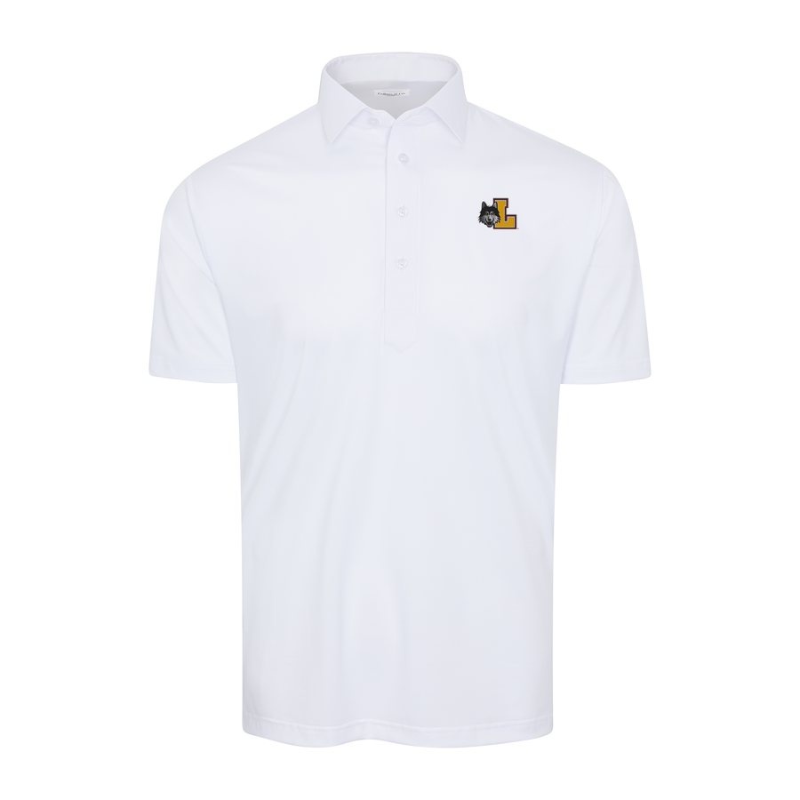 Loyola Chicago Semi-Spread Collar Polo White