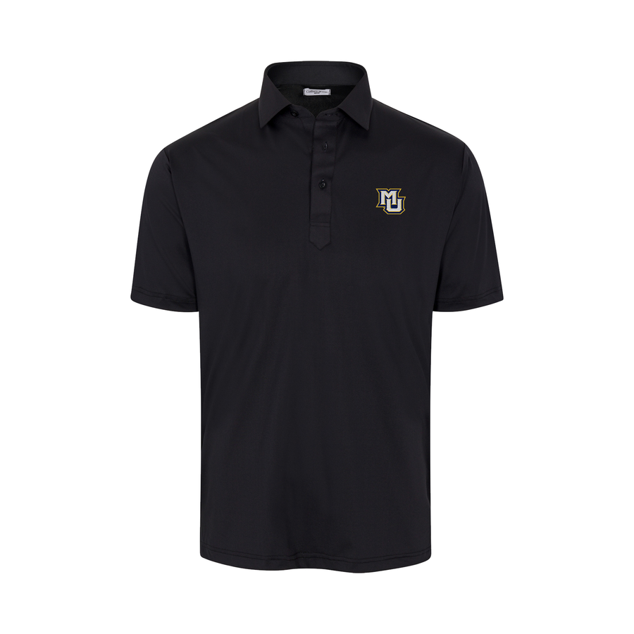 Marquette Featherweight Flex Polo Black