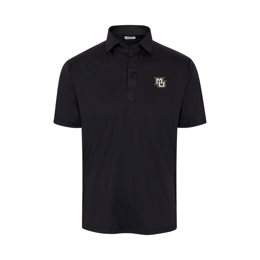 Marquette Featherweight Flex Polo Black