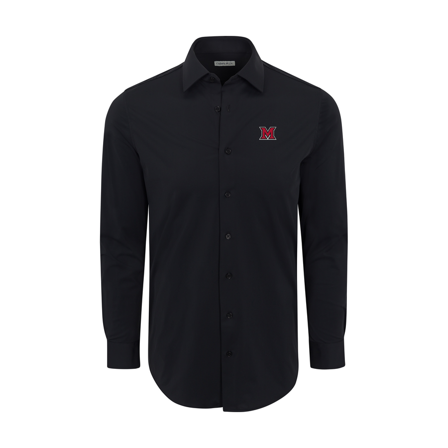 Miami Ohio Apex Performance Dress Shirt Black