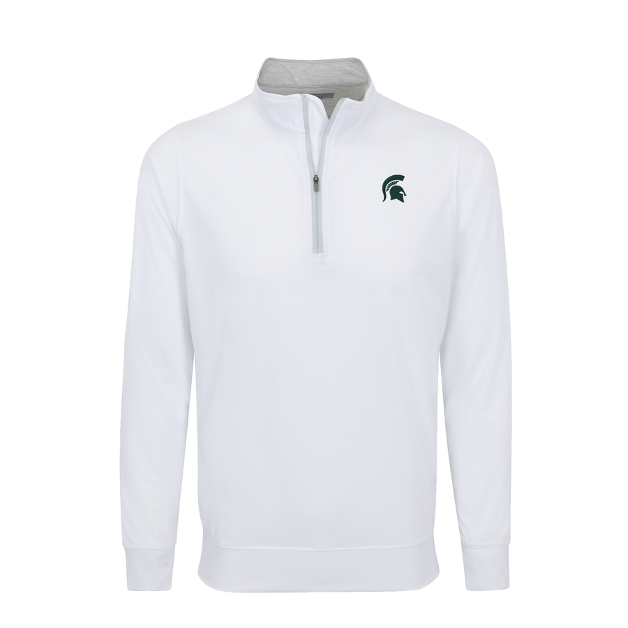 Michigan State DriRelease® Performance Pullover White
