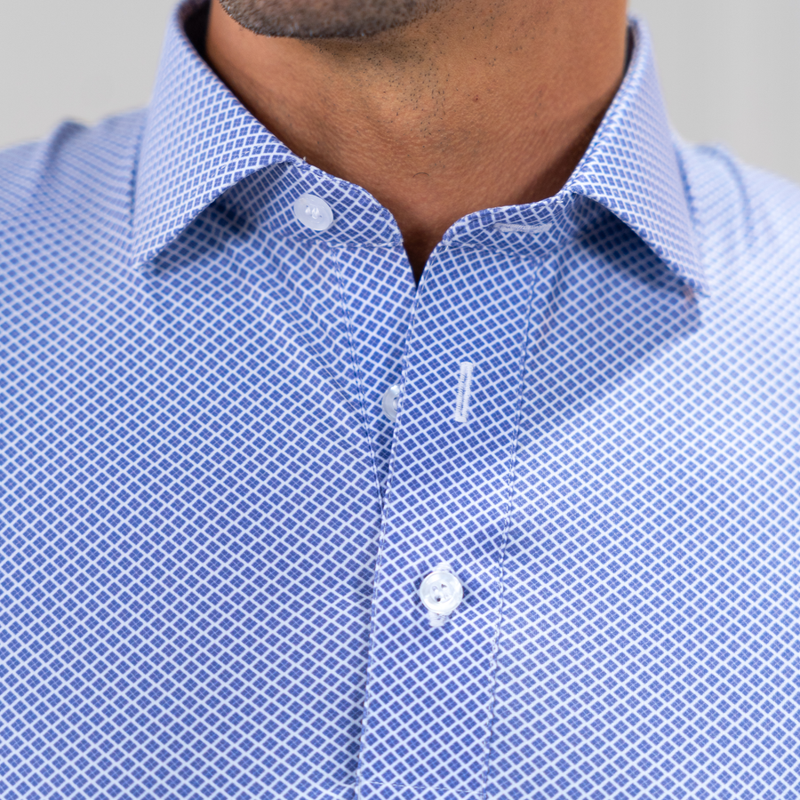 Featherweight Flex Polo Congressional Navy