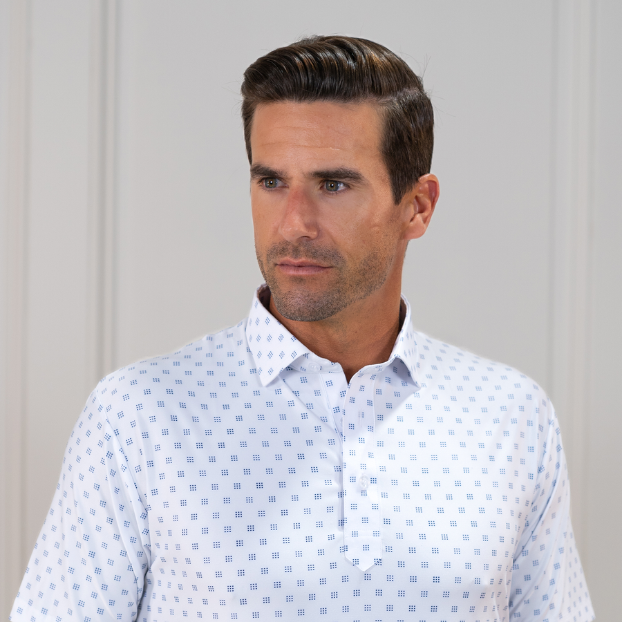 Featherweight Flex Polo Oracle White